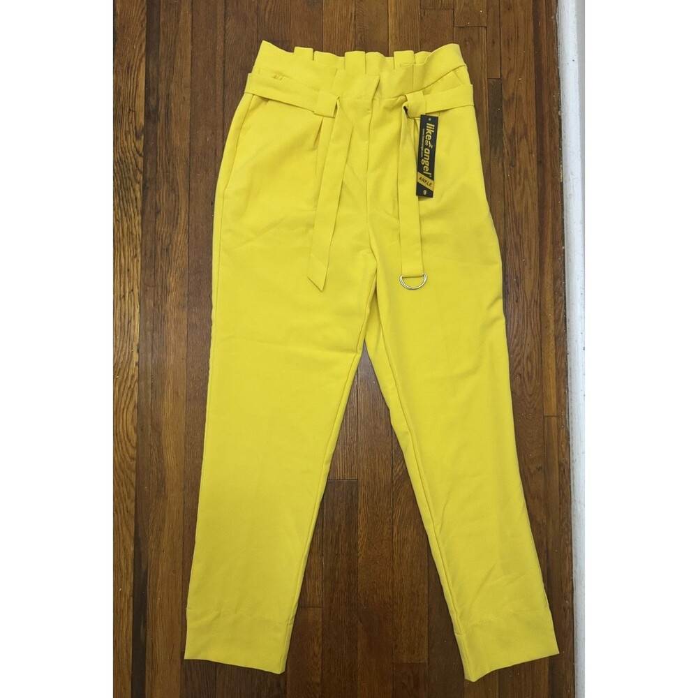 Like An Angel Women’s Yellow Slacks Size 9